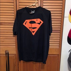 Under armour Superman shirt.